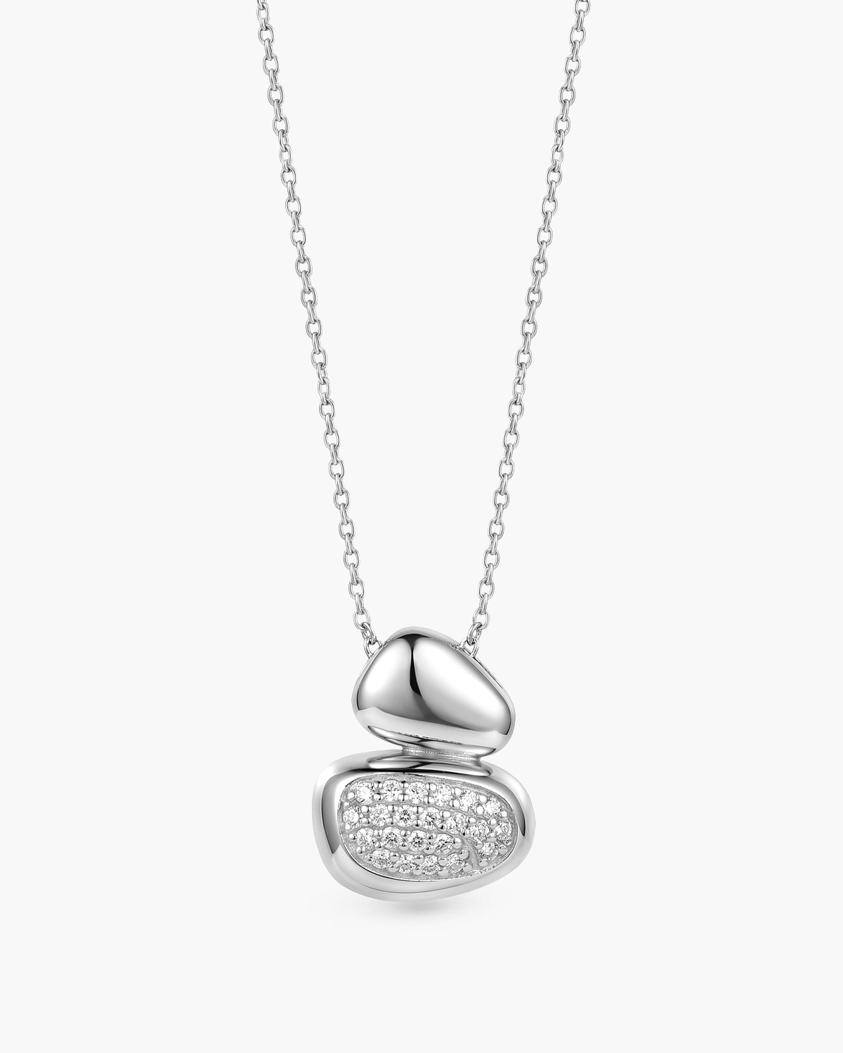 CIEL CRYSTAL PEBBLE NECKLACE