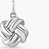 KNIT WOVEN KNOT PENDANT