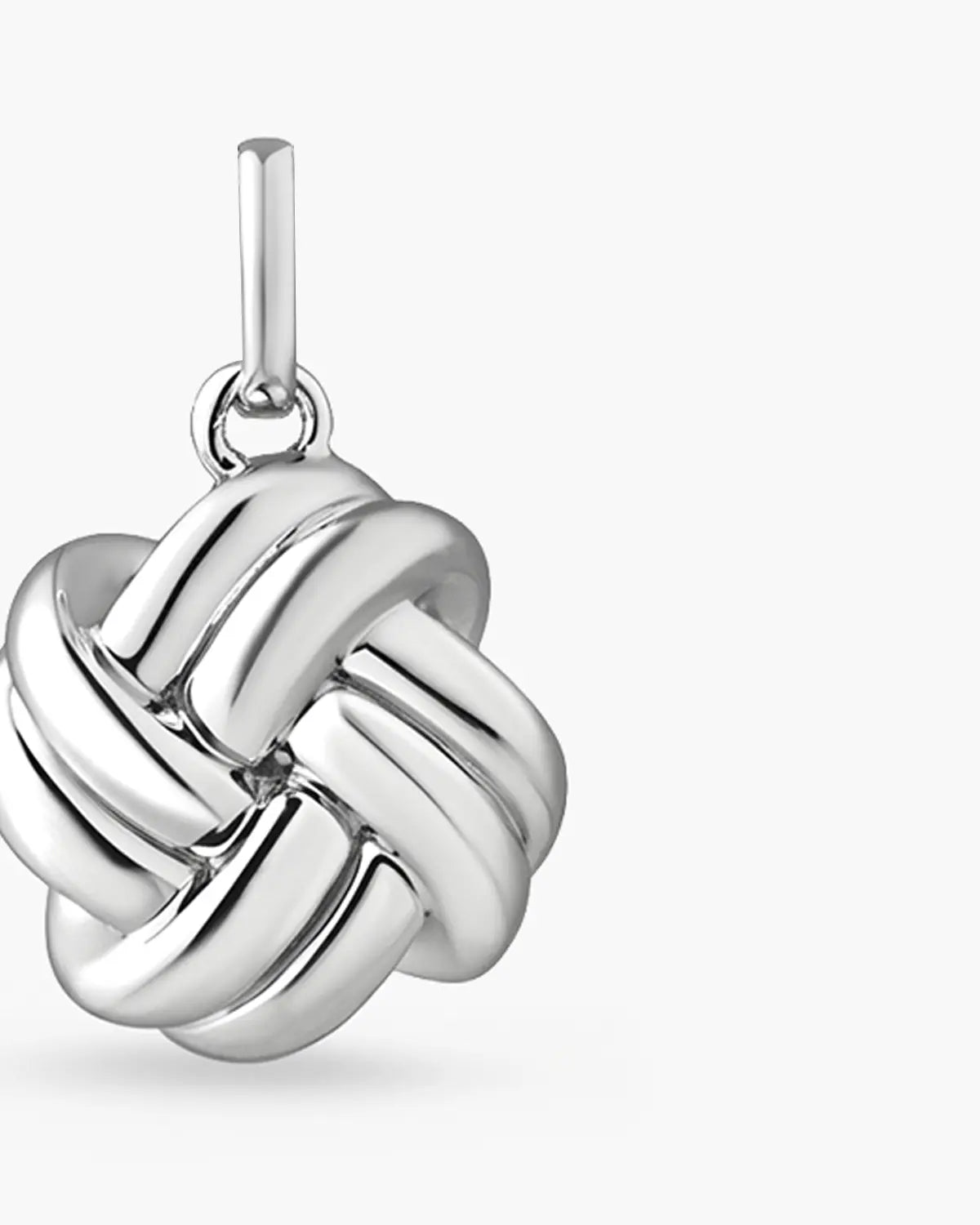 KNIT WOVEN KNOT PENDANT