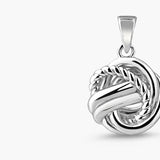 CLEW BRAIDED KNOT PENDANT
