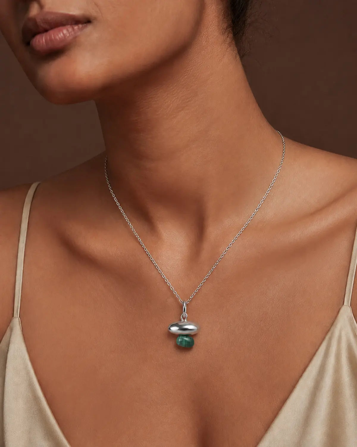 FLUX MALACHITE PENDANT