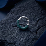 HELIX ENAMEL ARC PENDANT