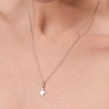 ASTER FOUR-POINT STAR NECKLACE