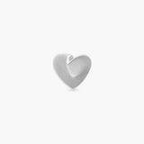 PLEATED HEART PENDANT