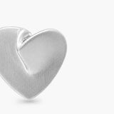 PLEATED HEART PENDANT