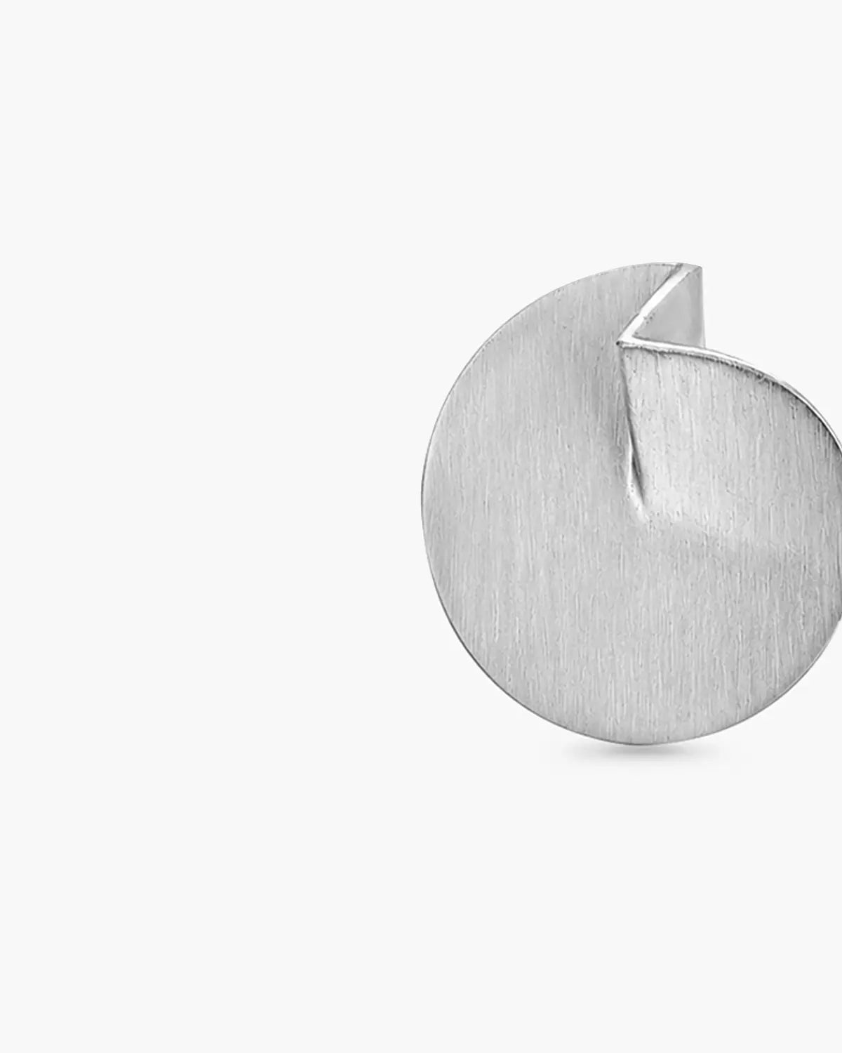 WILDFLOWER CURVED DISC PENDANT