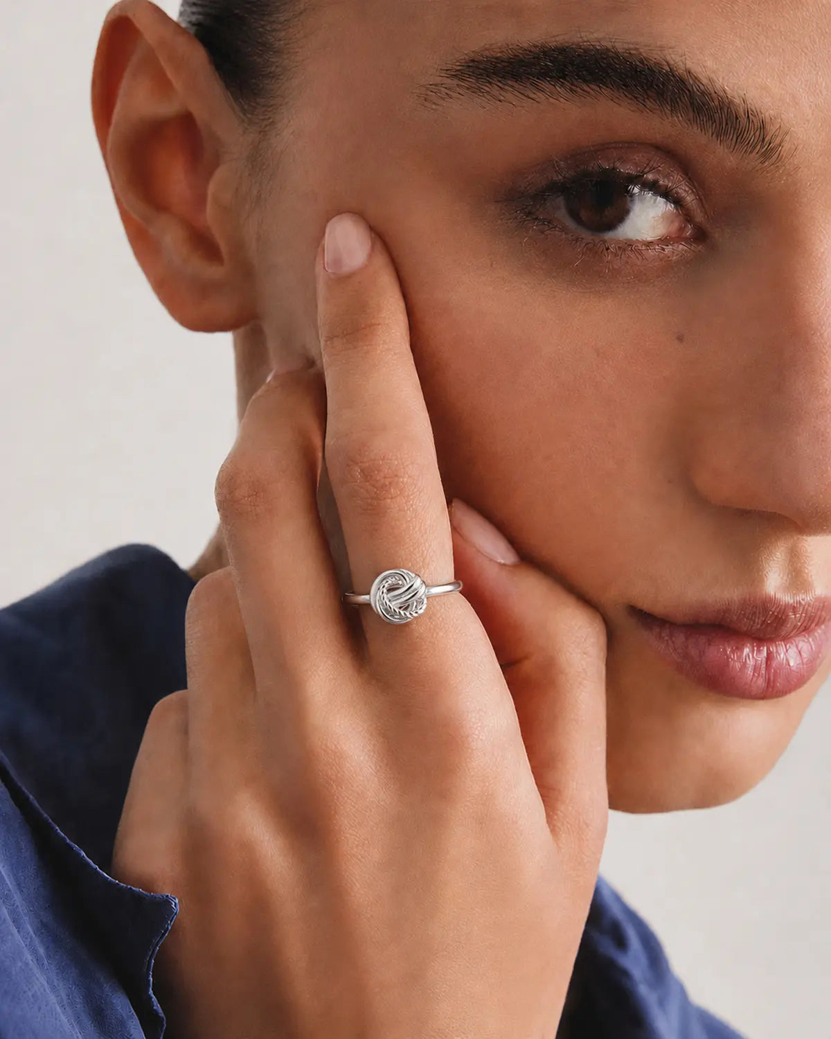 CLEW BRAIDED KNOT RING