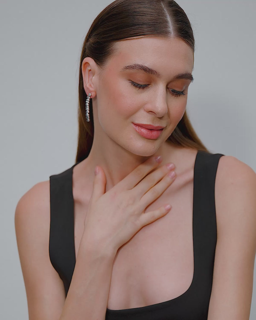 HORIZON PEBBLE DROP EARRINGS