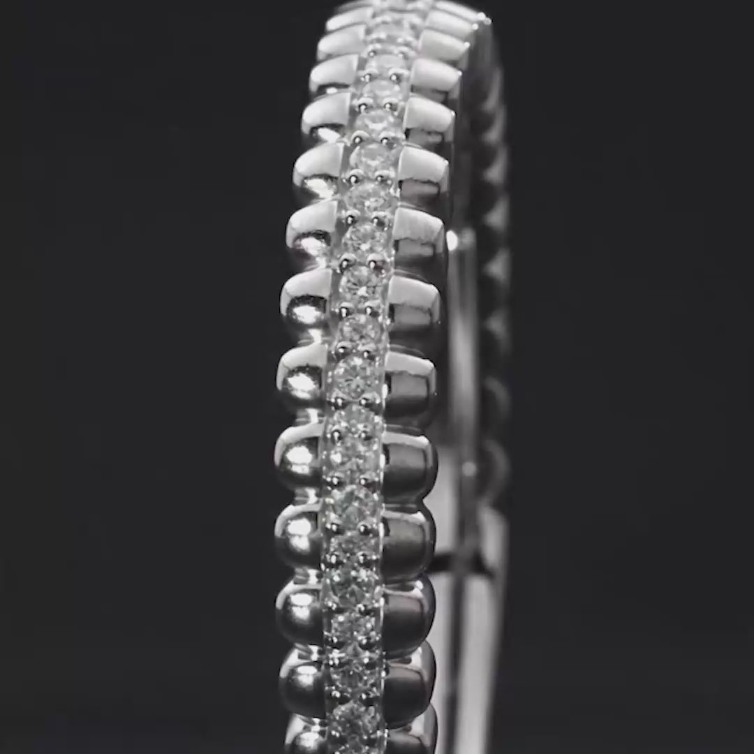 ETERNA PAVÈ BEADED BAND RING