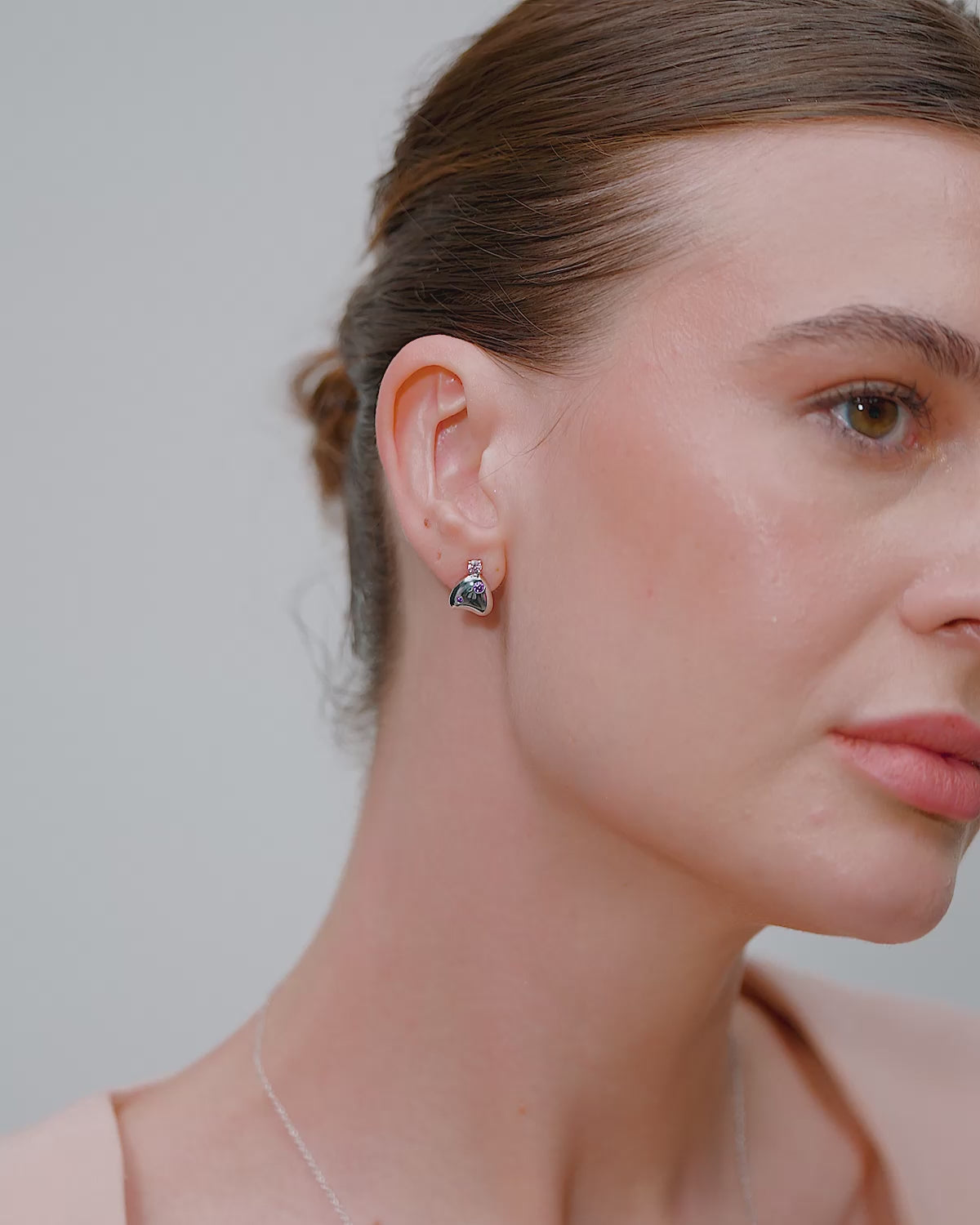 NOVA CLUSTERED GEMSTONE STUD EARRINGS